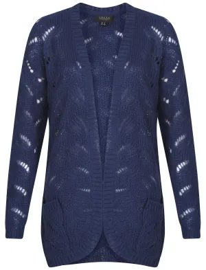 Womens Amara Reya Lilac Cardigan in blue
