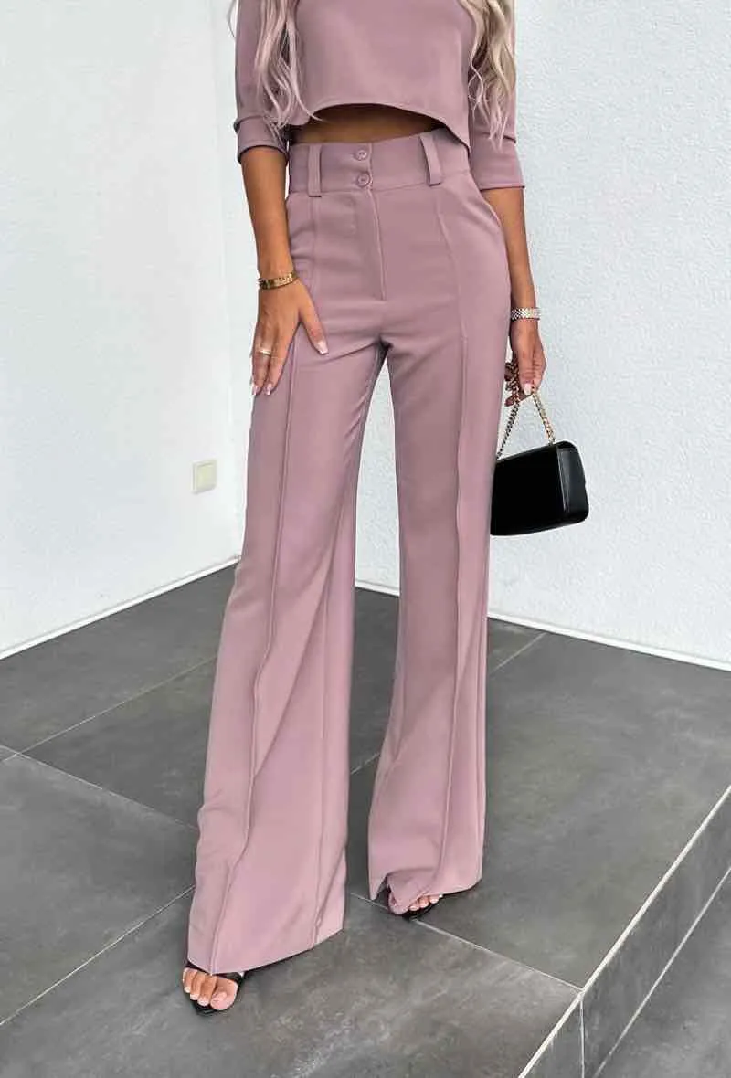 Women's Button Up Wide Leg pants