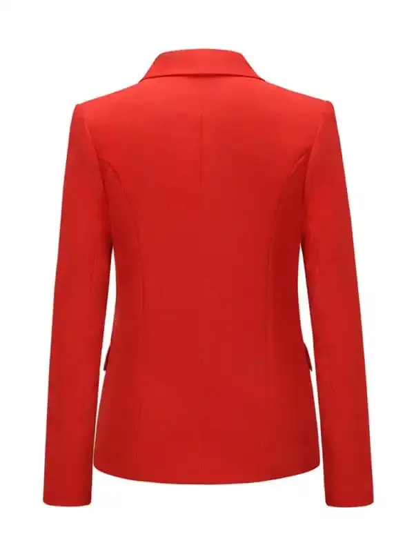 Women’s fashion short double-breasted blazer