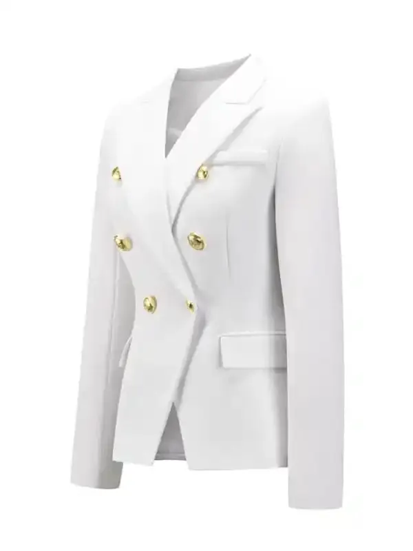 Women’s fashion short double-breasted blazer