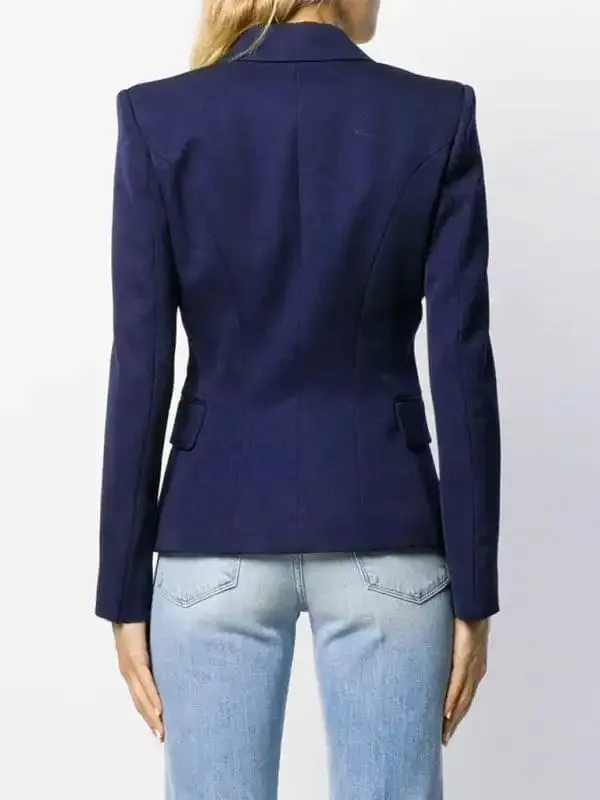 Women’s fashion short double-breasted blazer