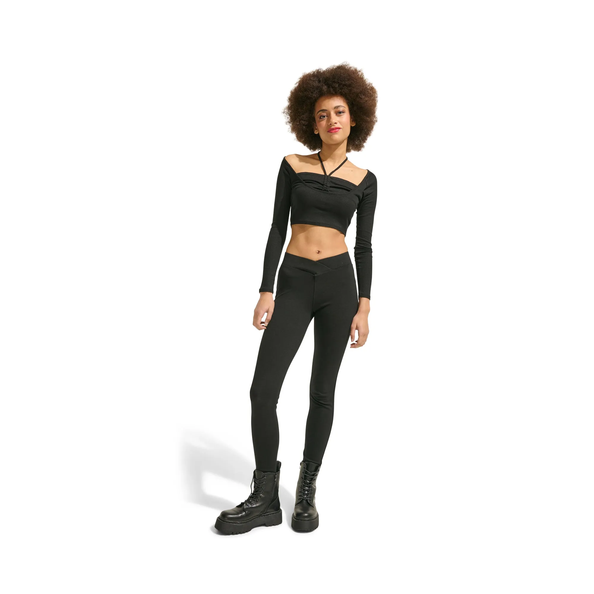 Women's High-Rise Seagull Waist Pants