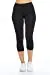 Women's High Rise Waist Fitted Cotton Capri Cropped Leggings Pants