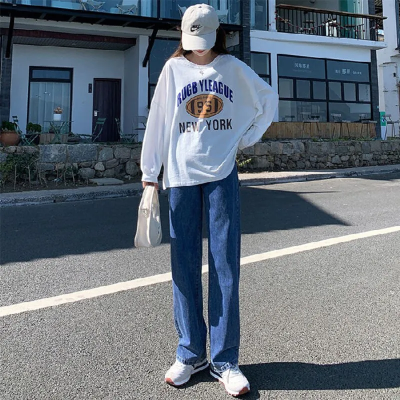 Women's High Waist Streetwear Denim