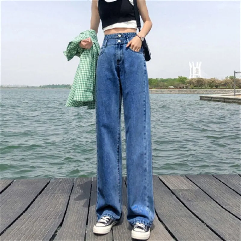 Women's High Waist Streetwear Denim