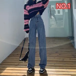 Women's High Waist Streetwear Denim