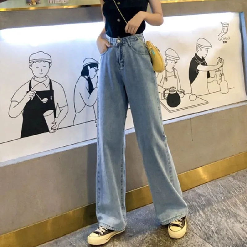 Women's High Waist Streetwear Denim
