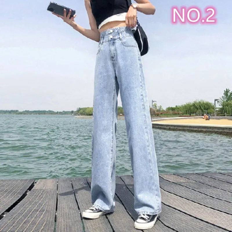 Women's High Waist Streetwear Denim
