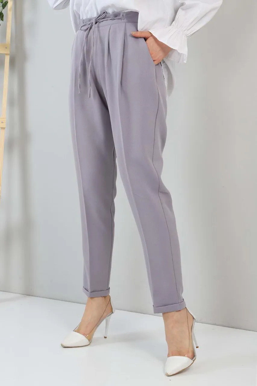 Women’s Regular Fit Solid Drawstring Pants – Casual Comfort