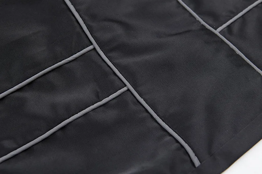 Women's Spring/Autumn Patchwork Cargo Pants With Reflective Stripes