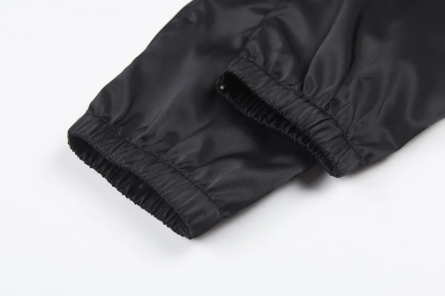 Women's Spring/Autumn Patchwork Cargo Pants With Reflective Stripes
