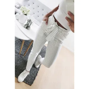 Women's Summer Chiffon High Waist Pants