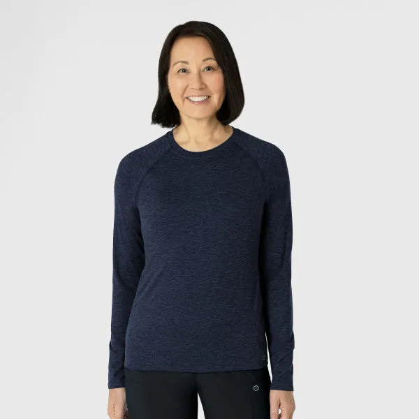 Women's Watch Window Long Sleeve Underscrub Top