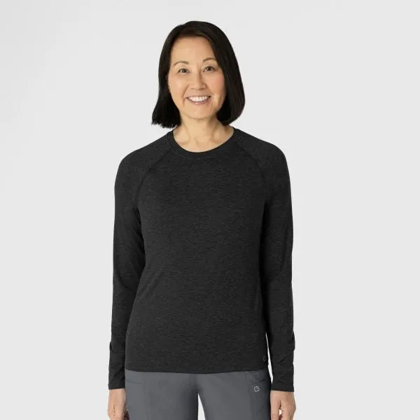 Women's Watch Window Long Sleeve Underscrub Top