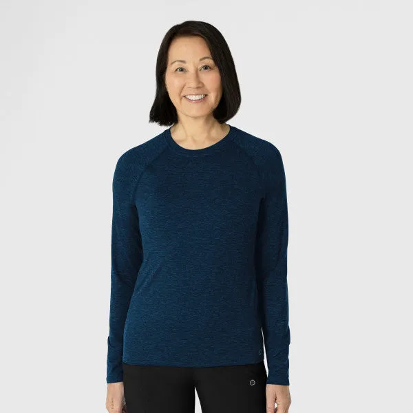 Women's Watch Window Long Sleeve Underscrub Top