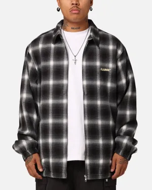 X-Large Source Lined Zip Check Jacket Black