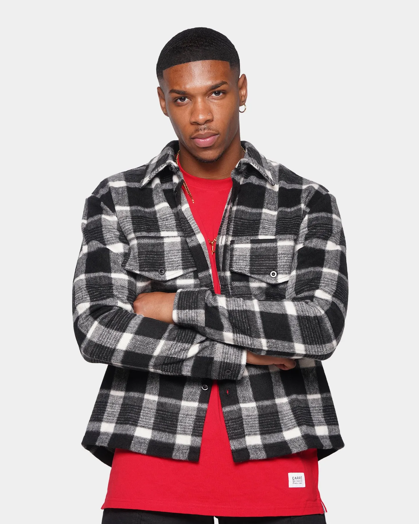 XXIII Fender Flannel Shirt Black/White