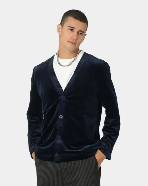 XXIII Theo Velour Cardigan Black