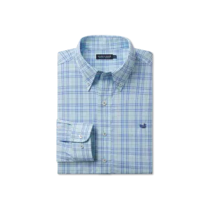 Youth Charlotte Windowpane Dress Shirt
