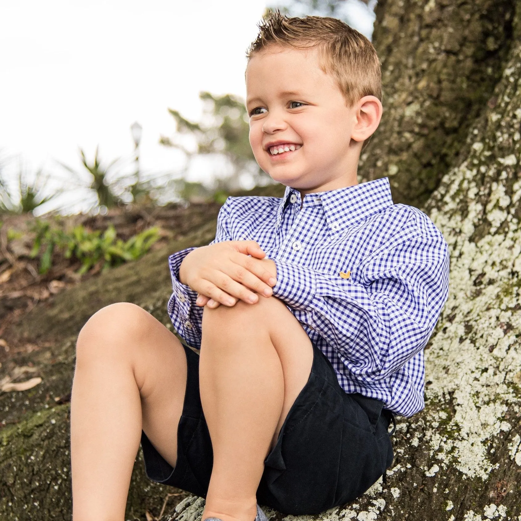 Youth Nashville Gingham Dress Shirt