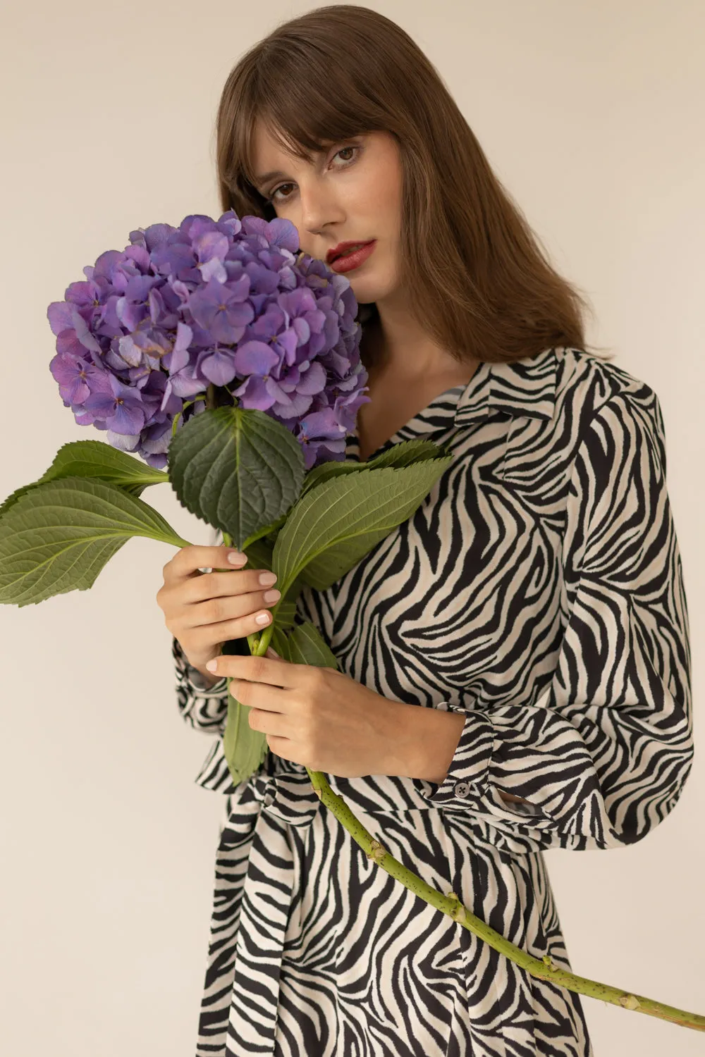 Zebra Geometric Dress