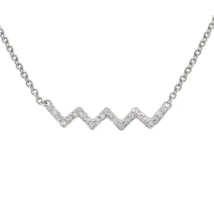 Zig Zag Pendant Necklace