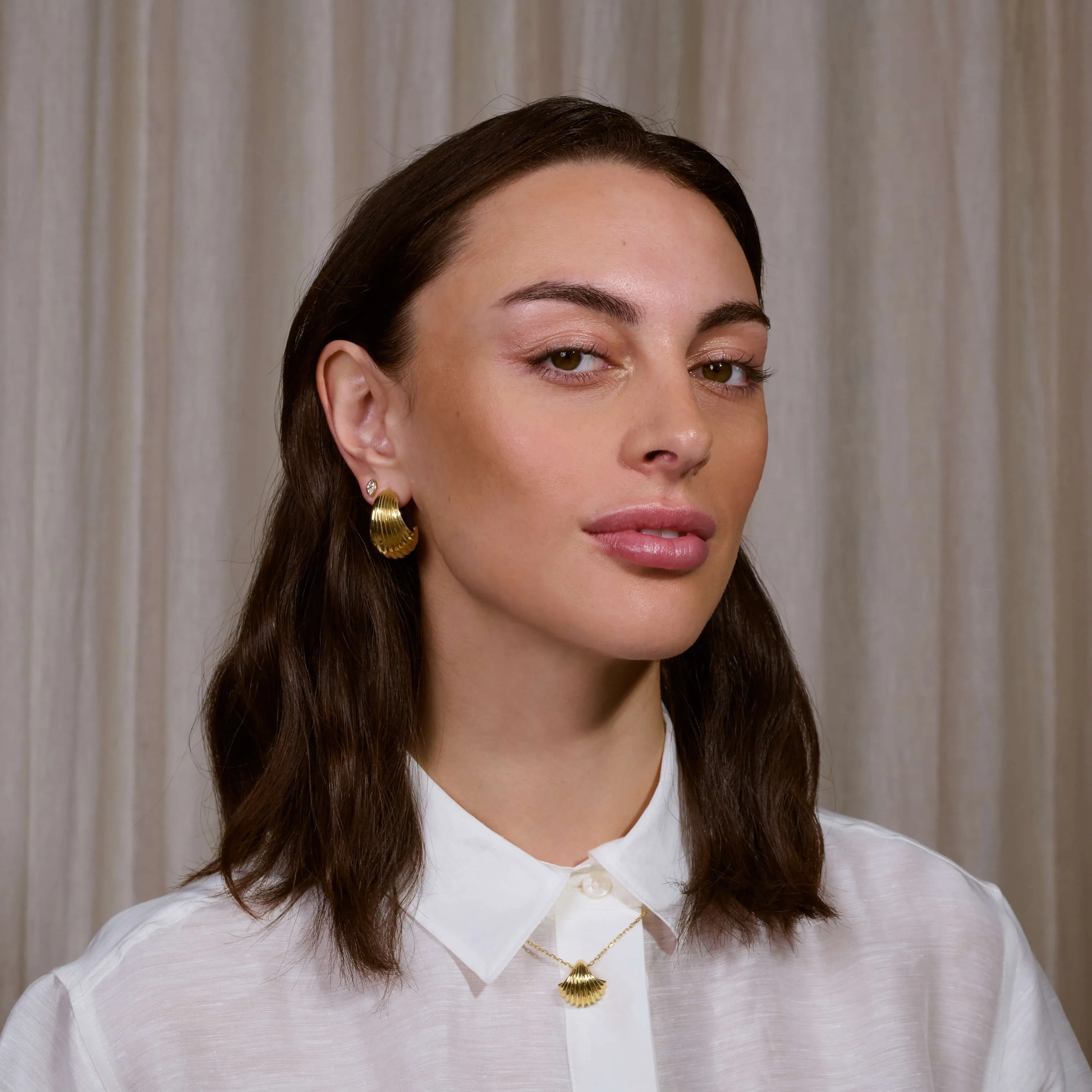 Zoe & Morgan x Walker & Hall Lucia Necklace - Gold Vermeil