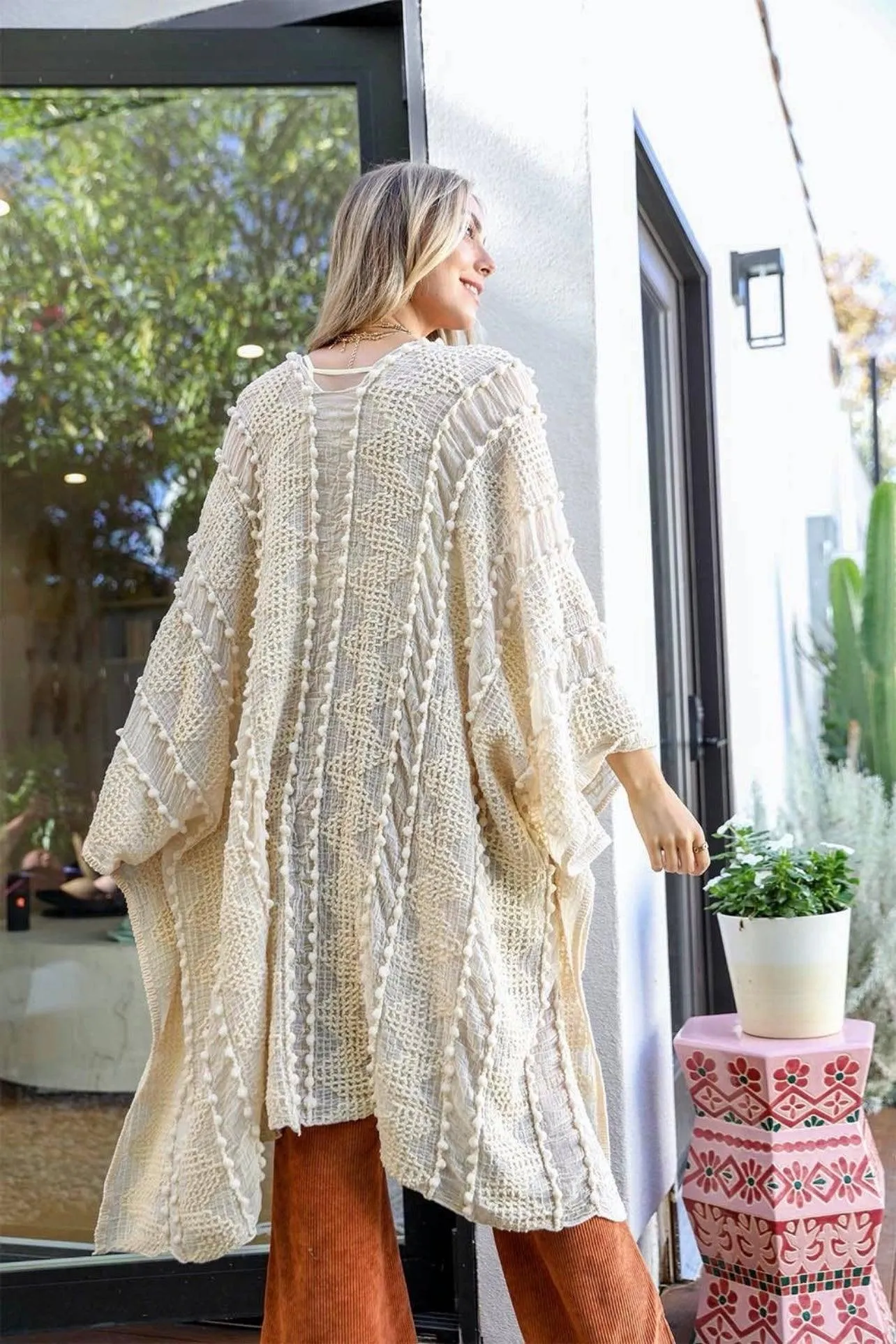 Zoya Zig Zag Embroidered Layering Piece • Ivory